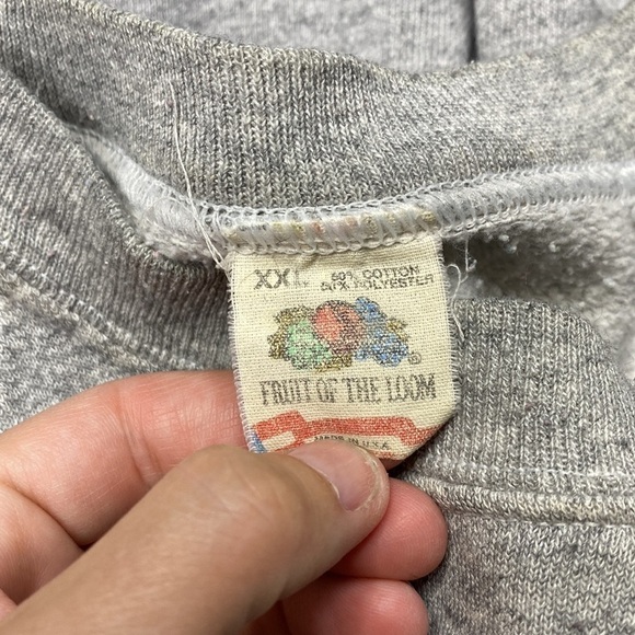 Vintage FOTL Ronald McDonald House Twin Cities Gray Raglan Sleeve Sweatshirt XXL - Picture 4 of 7